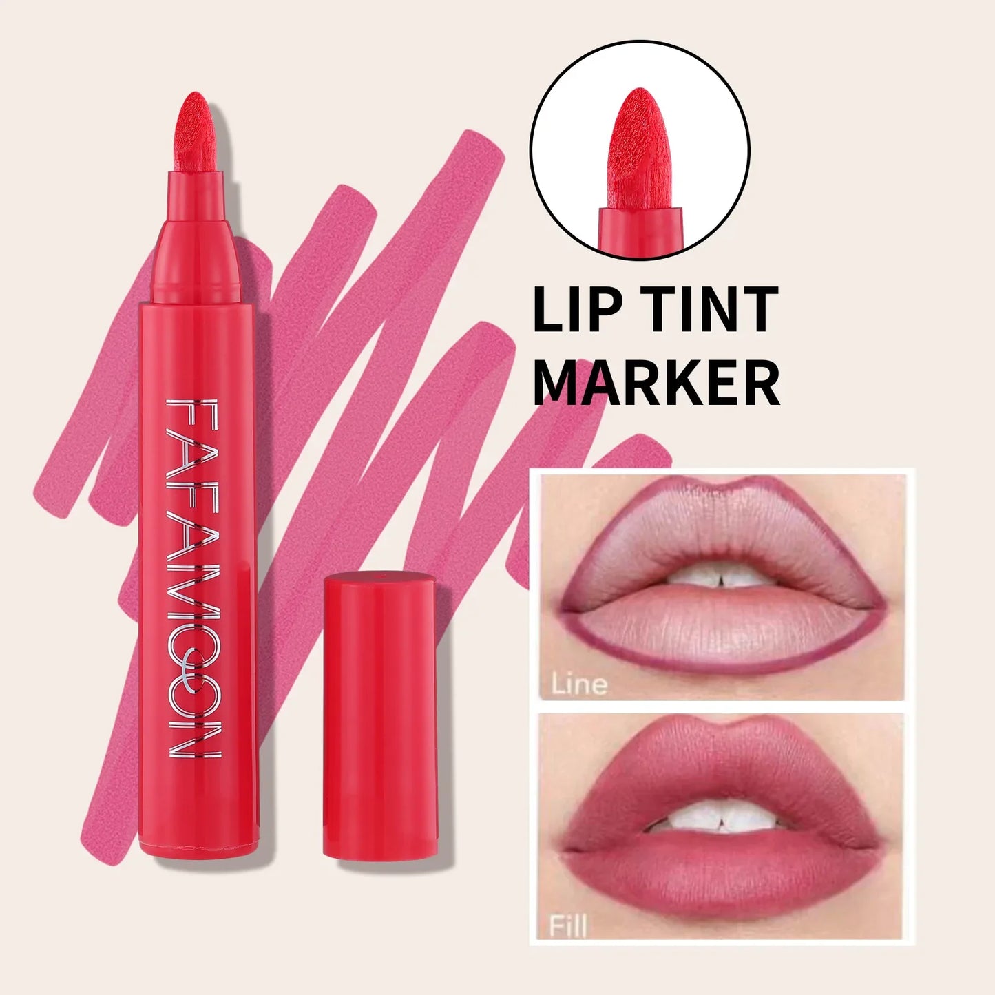 Hydrating Matte Lip Stain Marker-1